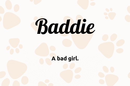 Baddie Dog Name Meaning Popularity PupNames 
